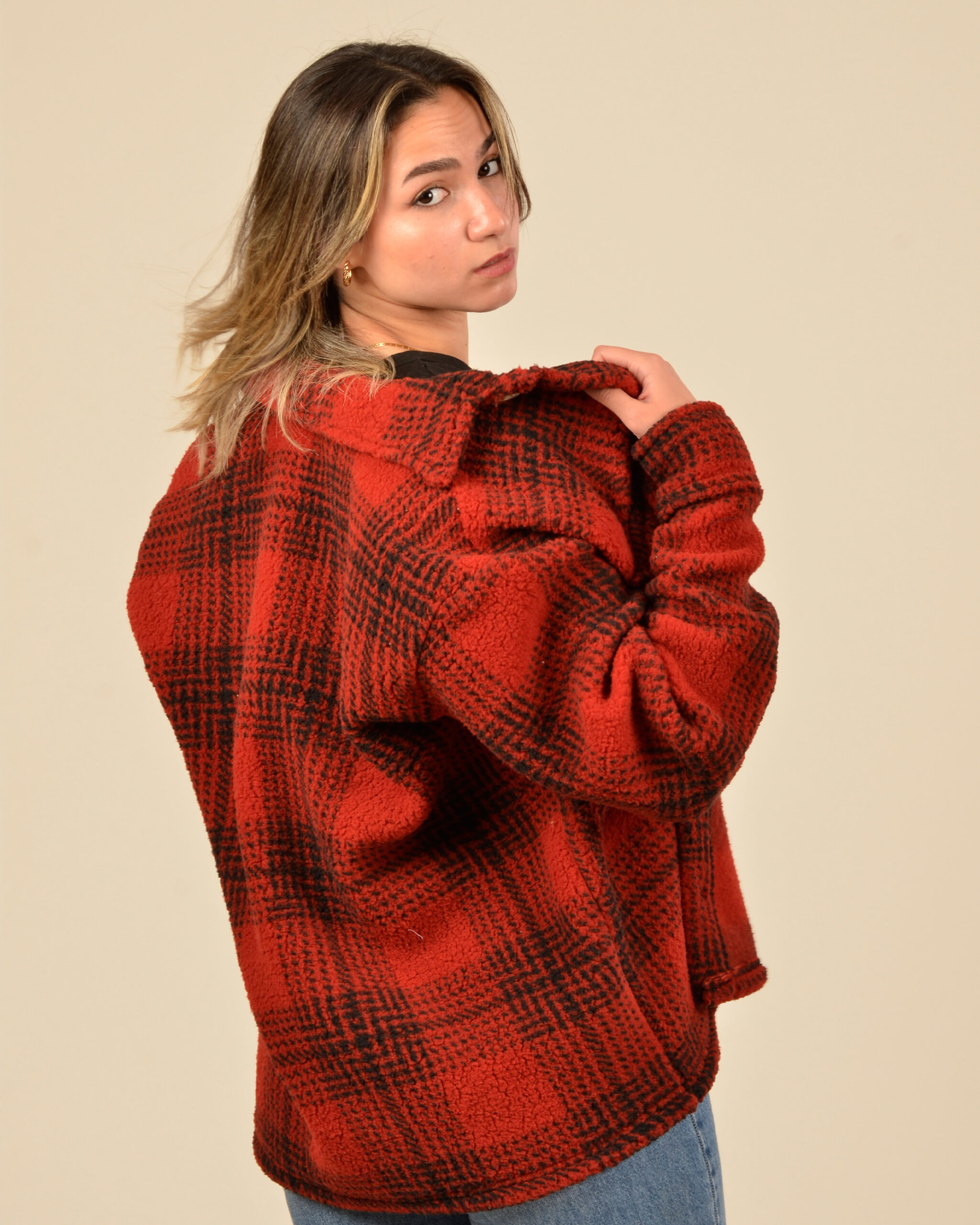 Red Flannel Unisex Jacket The Lazy Fam