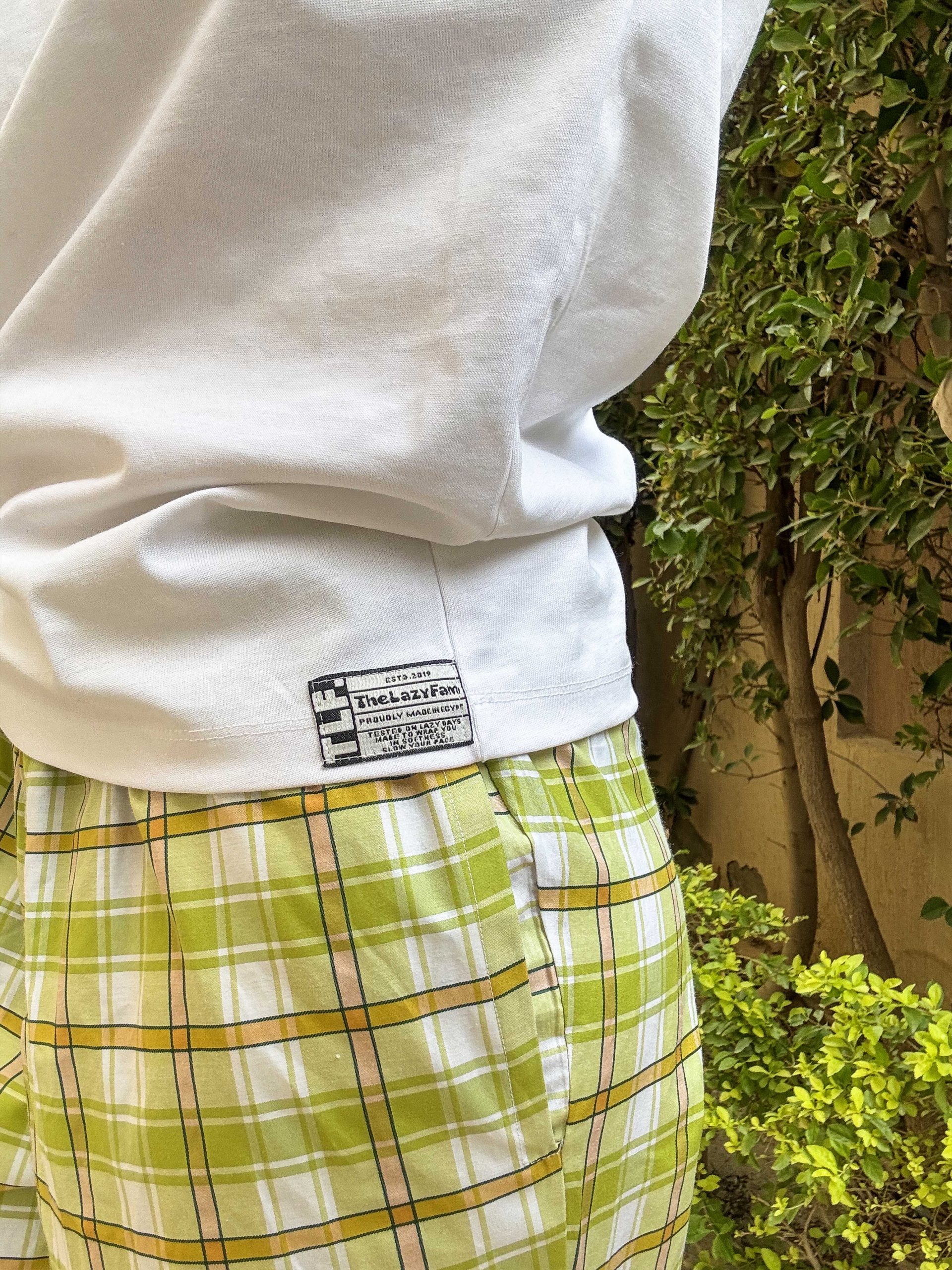 Green Orange Flannel PJ - Image 2