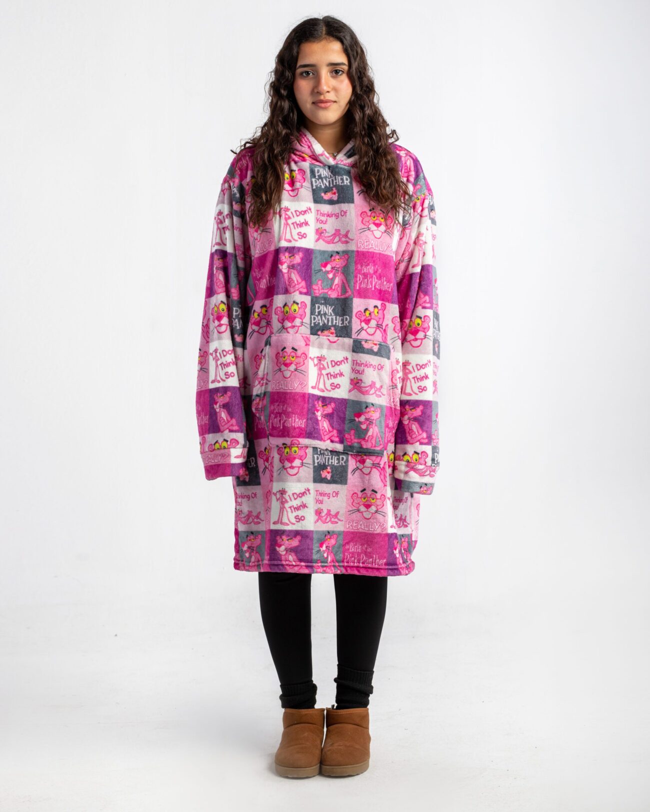 Pink Panther Hoodie Blanket