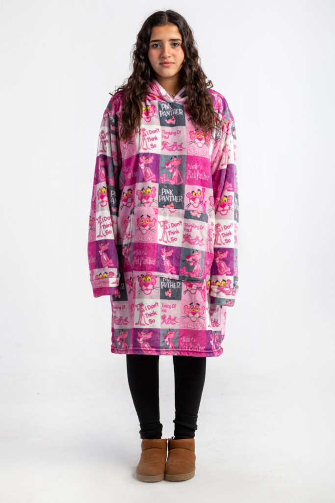 Pink Panther Hoodie Blanket