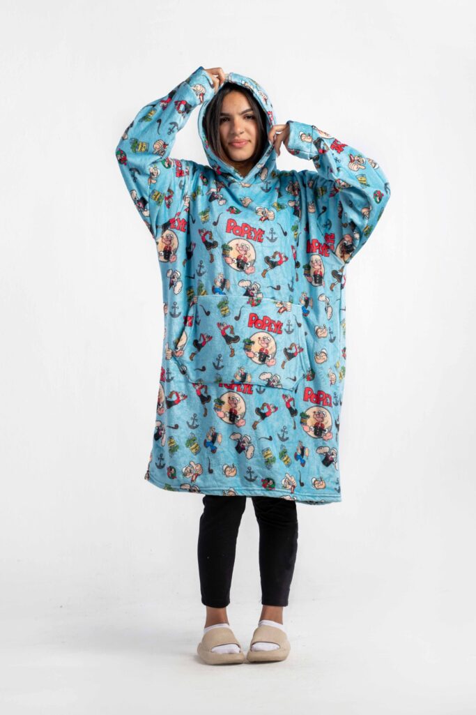 Popeye Hoodie Blanket