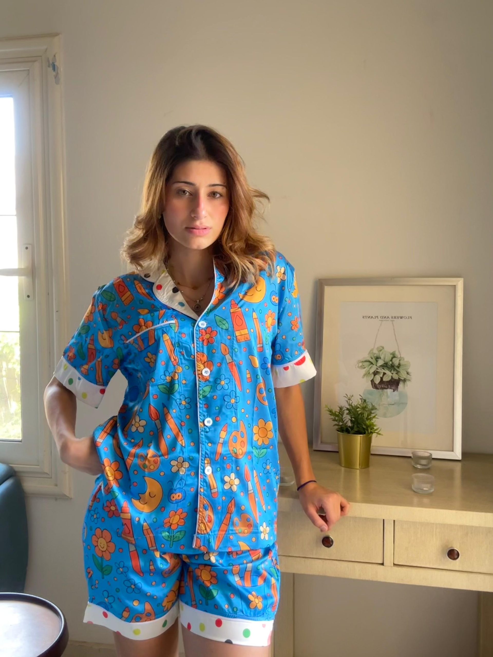 Sweet & Sketchy Shortie PJs - Image 3