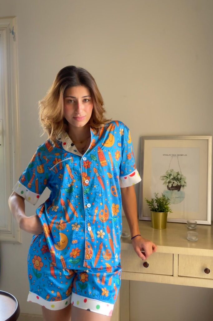 Sweet & Sketchy Shortie PJs