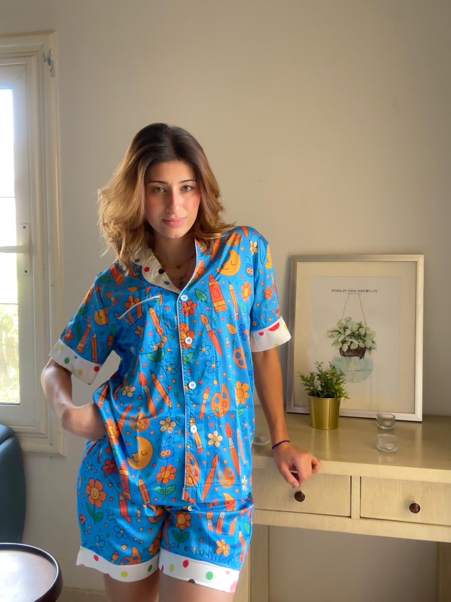 Sweet & Sketchy Shortie PJs