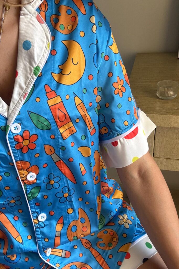 Sweet & Sketchy Shortie PJs