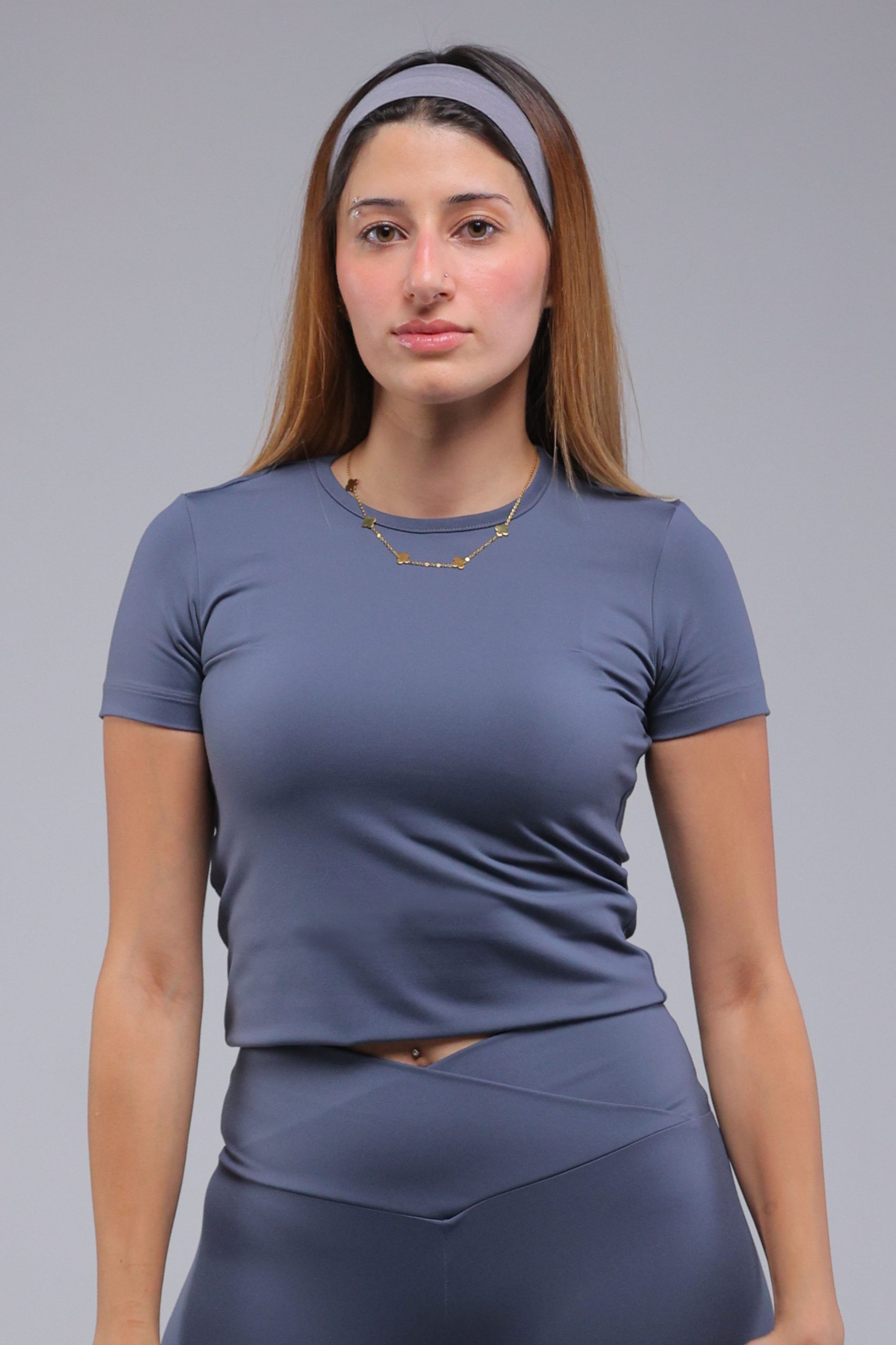 Deep Petrol Top Short Sleeve