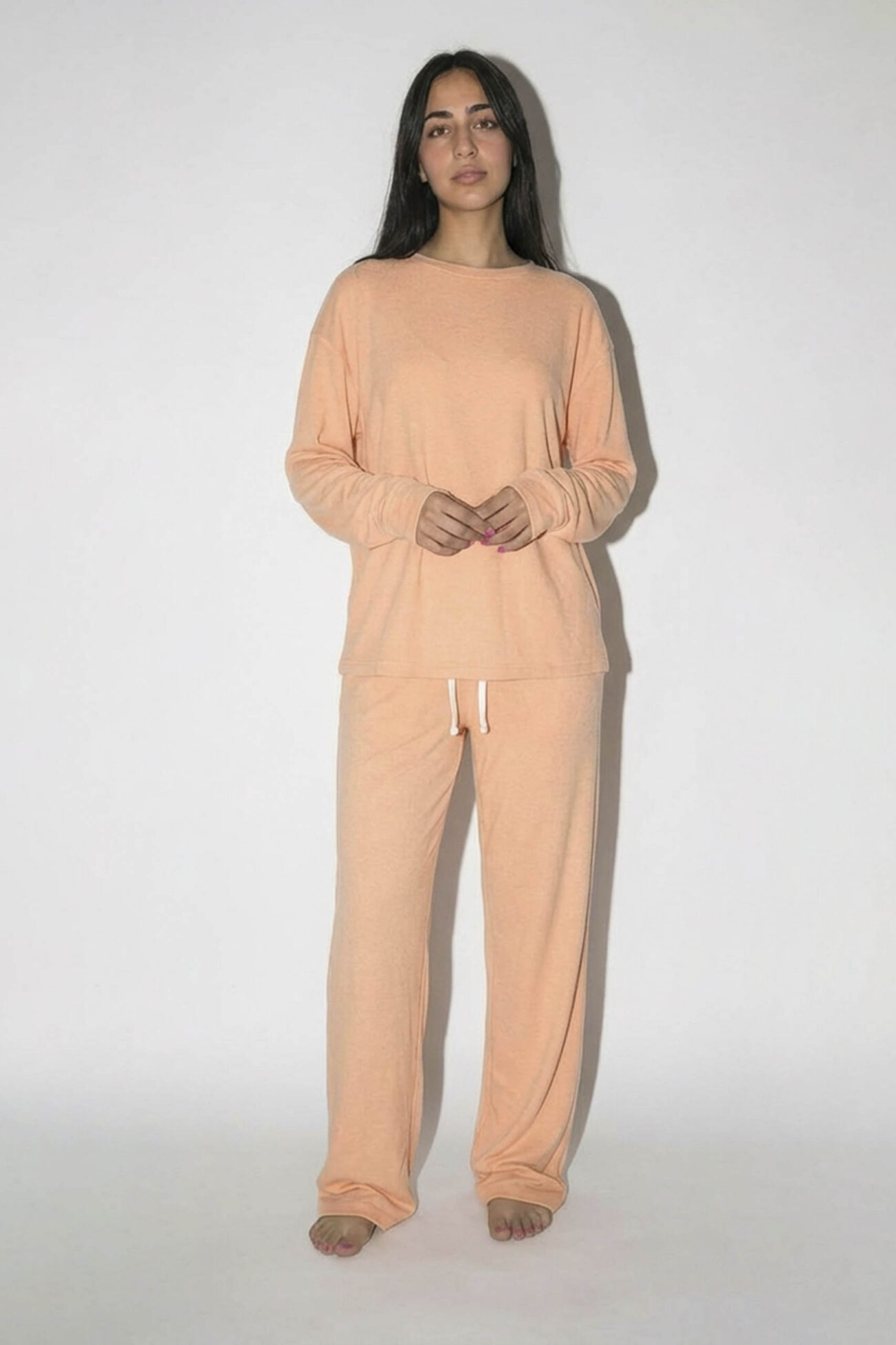 Spring Orange Pajama Set