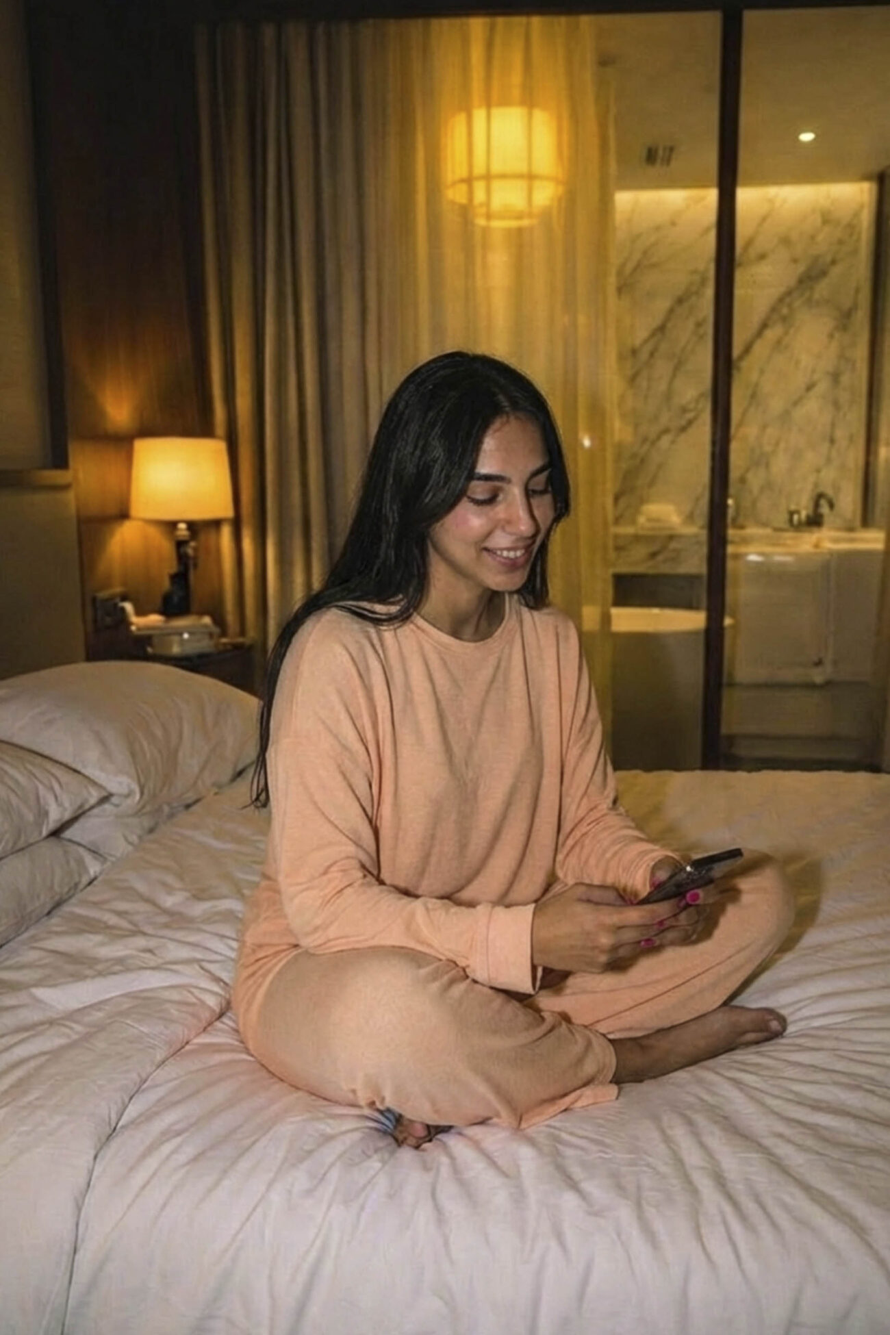 Spring Orange Pajama Set - Image 2