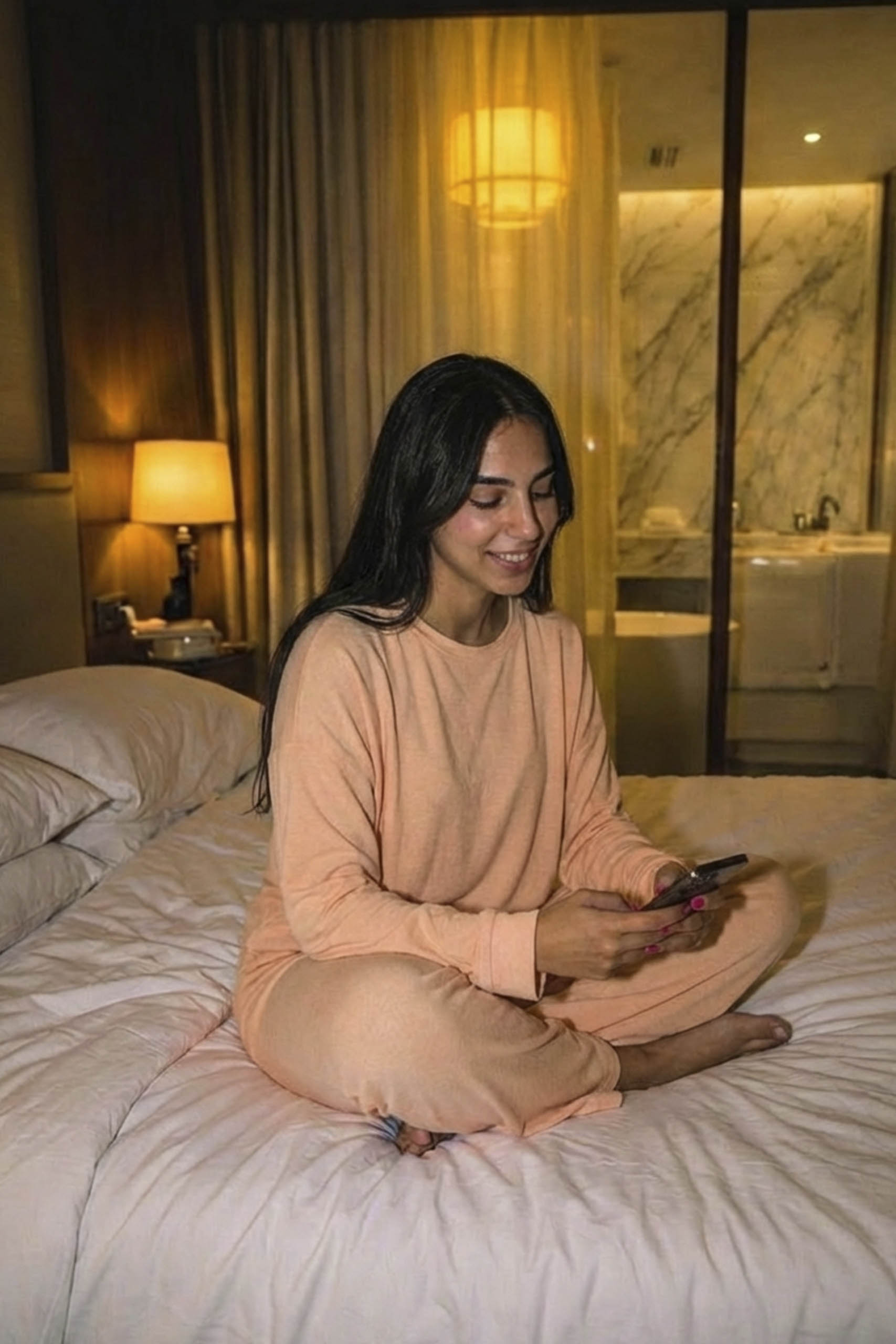 Spring Orange Pajama Set - Image 2