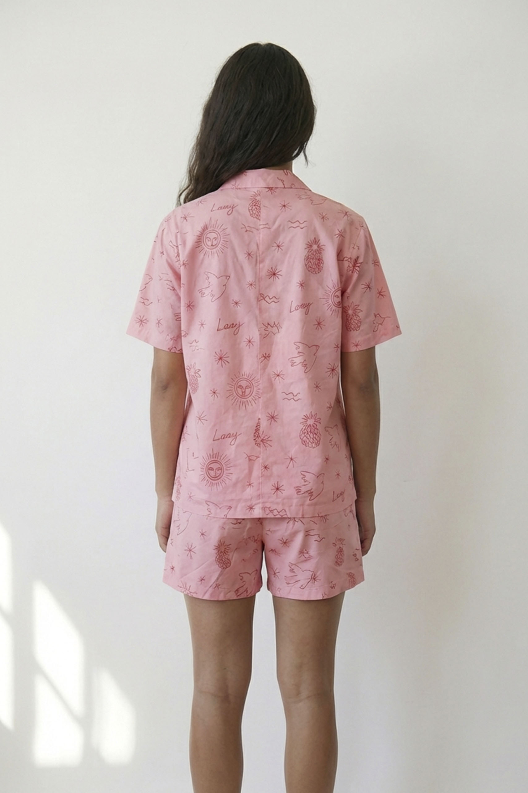 Pink Dreams Linen Pajama - Image 2