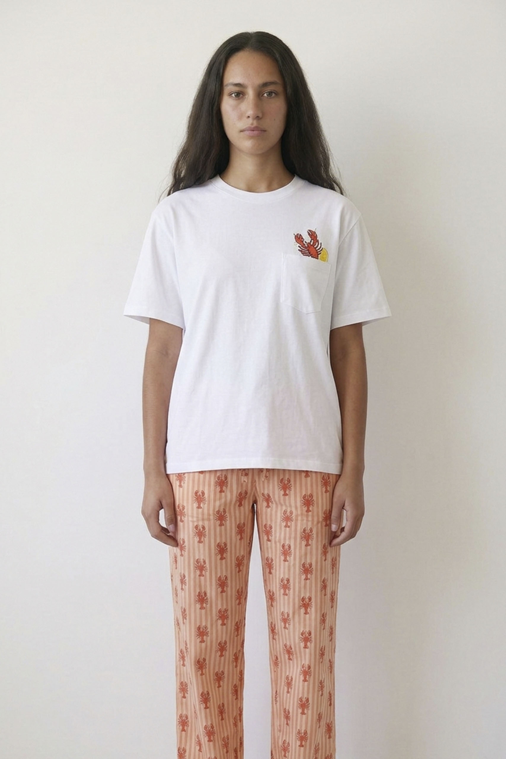 Red Lobster Linen Pajama
