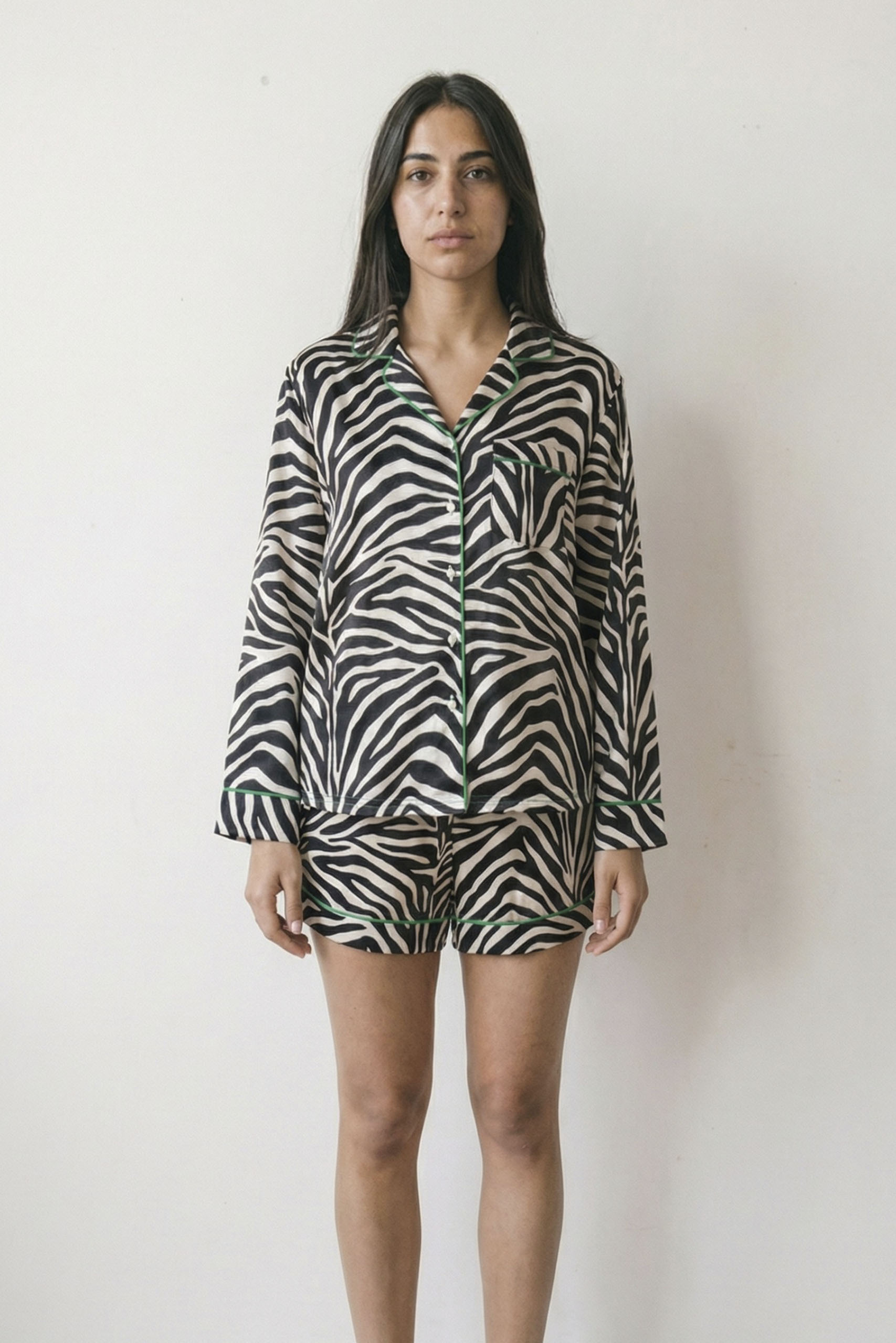 Zebra Satin Pajama