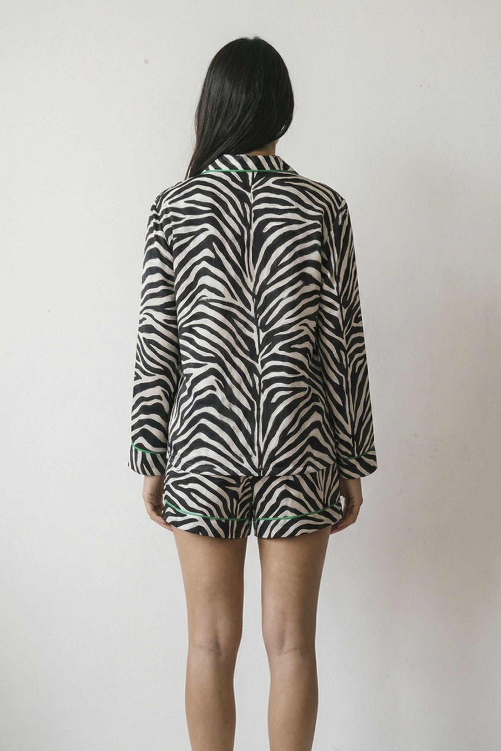 Zebra Satin Pajama - Image 3