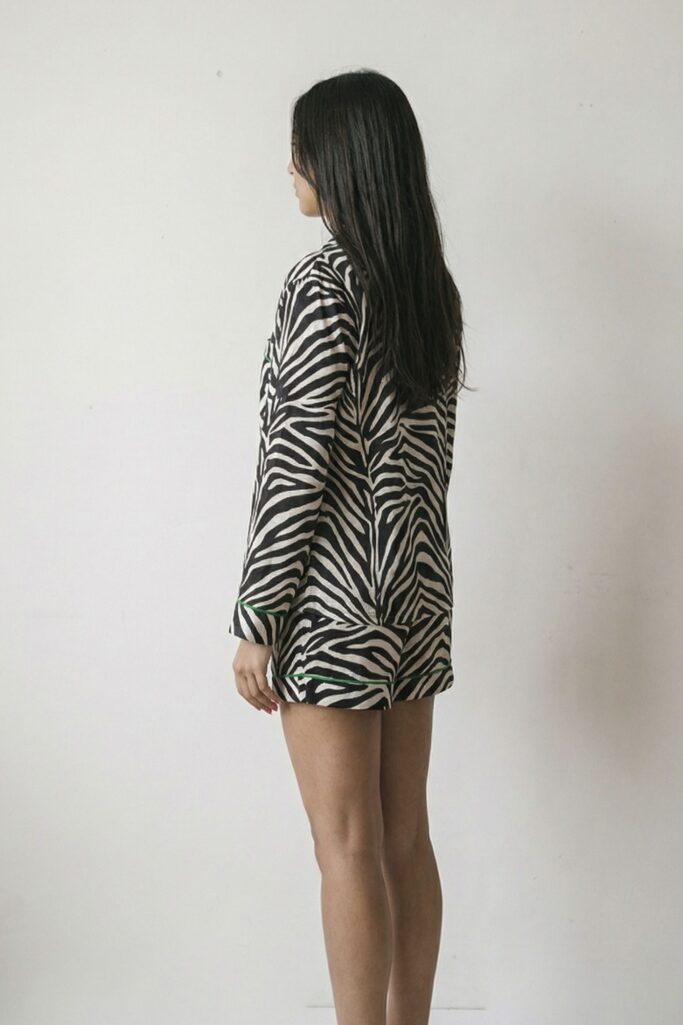 Zebra Satin Pajama