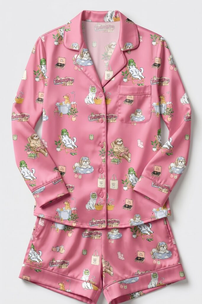 Lazy Land Satin Pajama